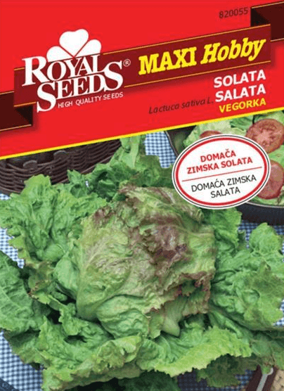 Pakiranje sjemena Royal seeds Salata vegorka 3g