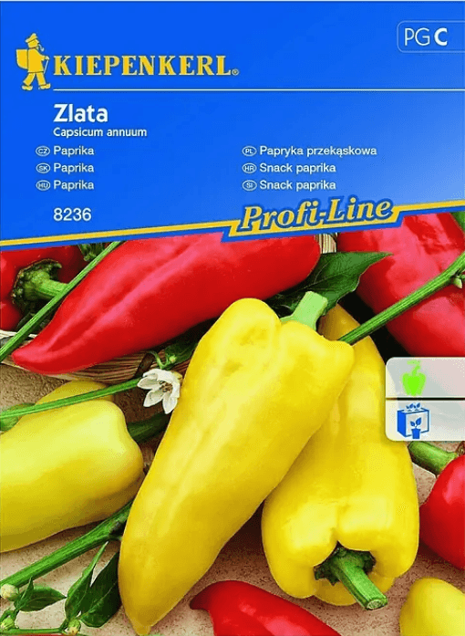 Pakiranje sjemena Kiepenkerl Paprika Zlata Snack Paprika 1g