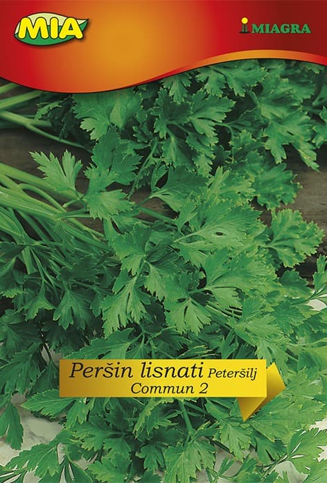 Pakiranje sjemena Miagra Peršin lisnati Peteršilj Commun 2 8g