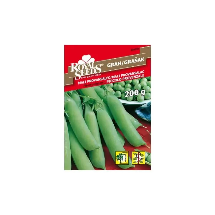 Pakiranje sjemena Royal seeds grašak mali provansalac 200g