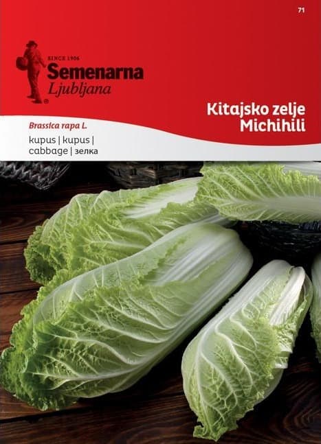 Pakiranje sjemena Semenara Ljubljana Kupus Kineski Michihili 5g
