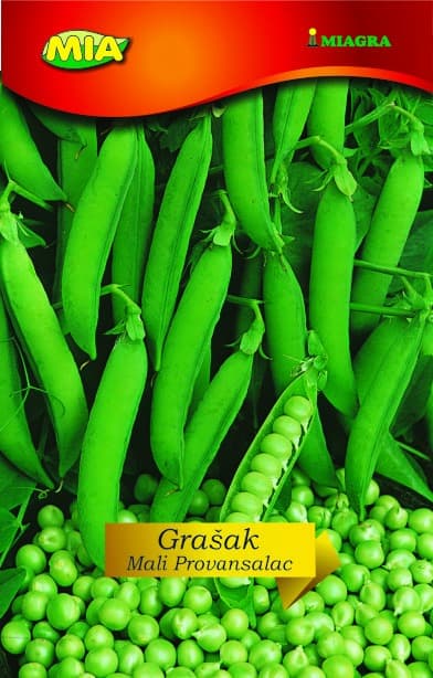 Pakiranje sjemena Miagra Grašak Piccolo Provenzale 200g