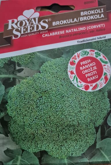 Pakiranje sjemena Royal seeds brokula calabrese natalino 1g