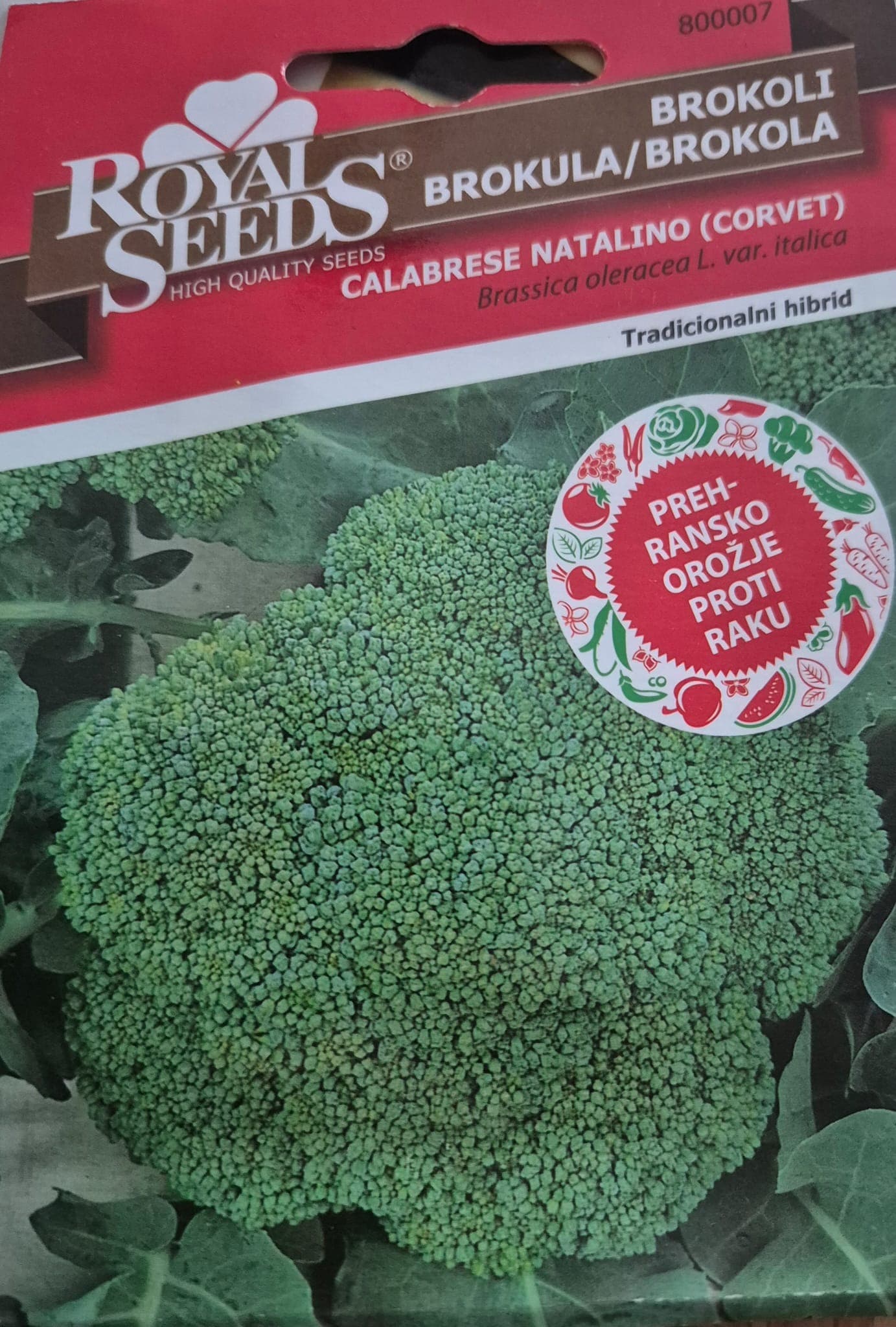 Pakiranje sjemena Royal seeds brokula calabrese natalino 1g