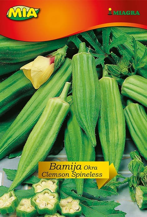 Pakiranje sjemena Miagra Bamija Okra Clemson Spineless 5g