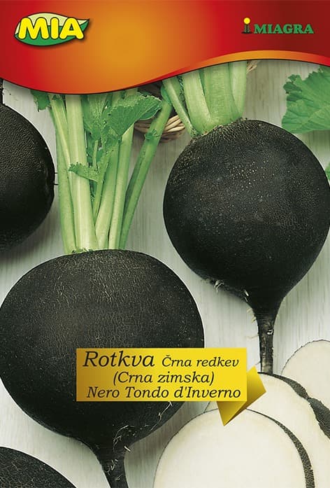 Pakiranje sjemena Miagra Rotkvica (Crna zimska) Nero Tondo dInverno 8g