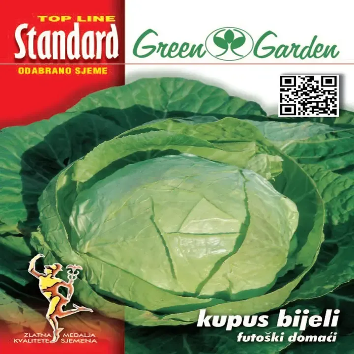 Pakiranje sjemena Green garden kupus bijeli futoški domaći 6g