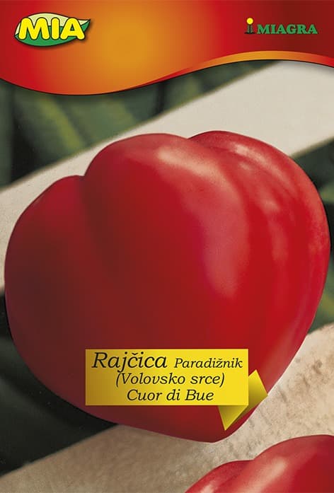 Pakiranje sjemena Miagra Rajčica Cour di Bue (Volovsko srce) 1g