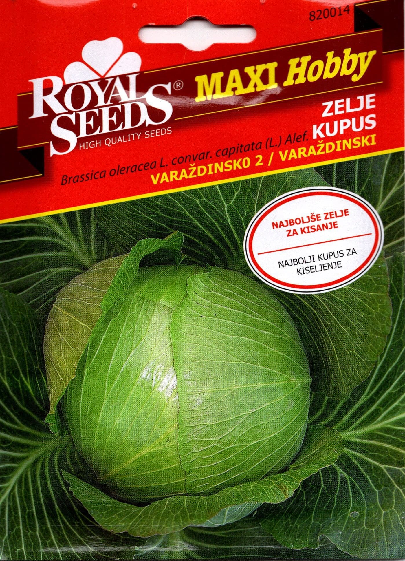 Pakiranje sjemena Royal seeds Maxi Hobby kupus varaždinski 5g