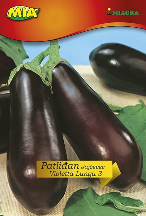 Pakiranje sjemena Miagra Patliđan Violetta Lunga 3g