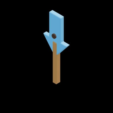 ArrowSignBlueDown