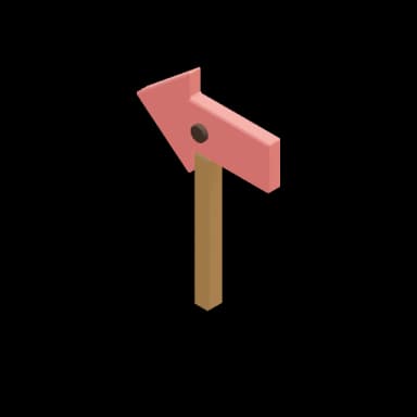 ArrowSignRedLeft