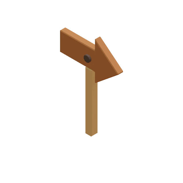 ArrowSignWoodRight
